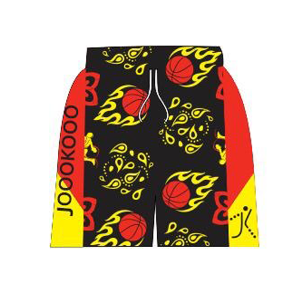 Blazing Fire Drifit Shorts - Yellow