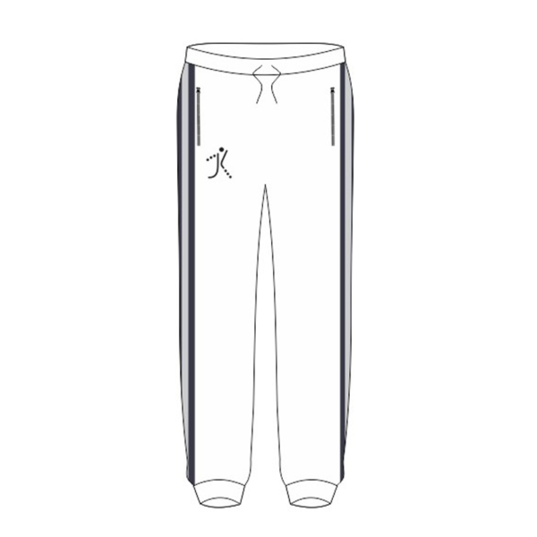 Casual Fleece Pants - White