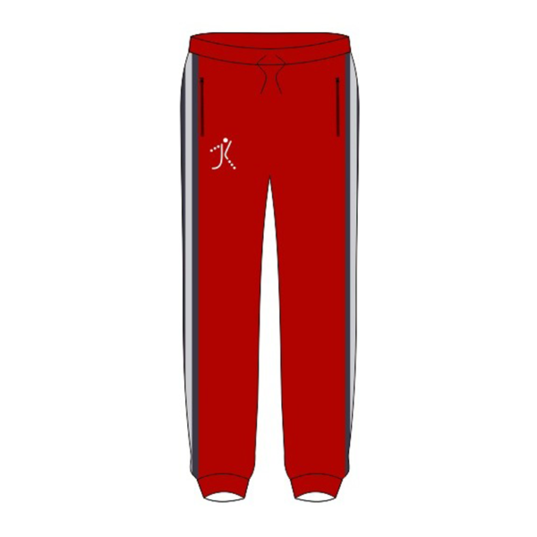 Casual Fleece Pants - Red