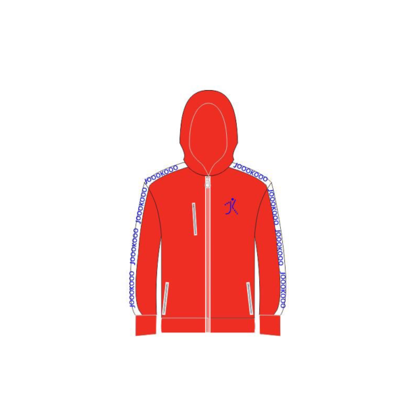 Casual Fleece Jacket - Red