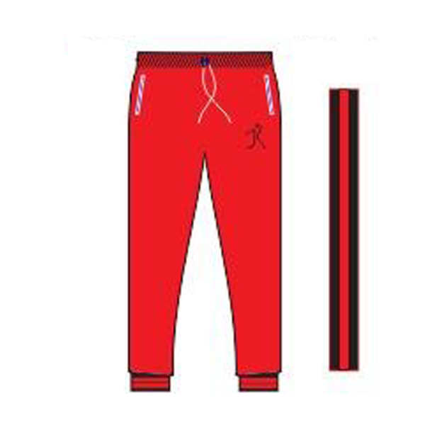 Super Fresh Pro Pants - Red with Black Stripes